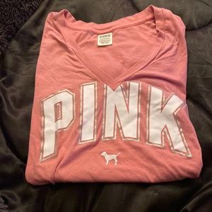 Victoria Secret pink T-shirt size xs